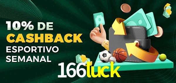 10% de bônus de cashback na 166luck